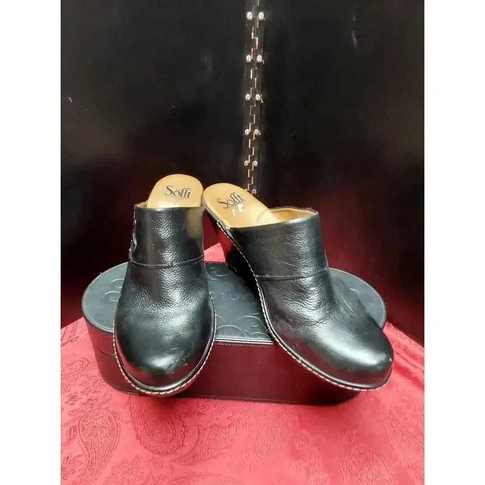 Ladies Size 9.5 M Black model 1534301 Eliza by SOFFT PREOWNED VERY NICE